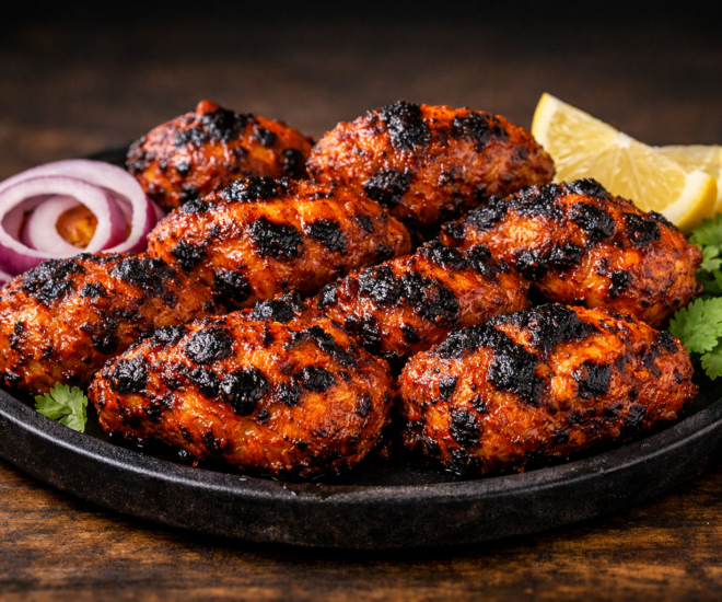 Chicken Tikka in Nelson juicy halal BBQ chicken grilled with spices Hazara Spice Lancashire