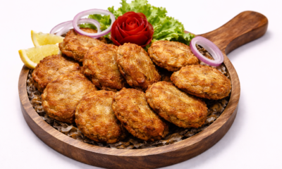 Shami Kebab in Nelson served hot with crispy outside and soft tender texture