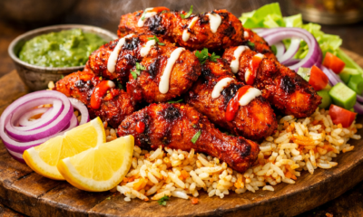 Peri Chicken on Rice Nelson takeaway chicken and rice meal