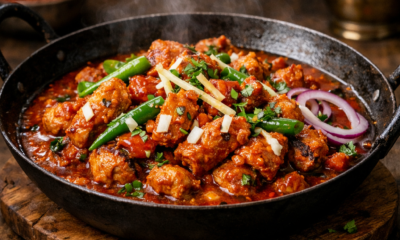 Chicken Karahi Balakoti in Nelson traditional Pakistani curry cooked with fresh spices Hazara Spice Lancashire