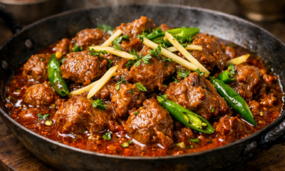Lamb Karahi Balakoti in Nelson traditional Pakistani lamb curry cooked with rich spices Hazara Spice Lancashire