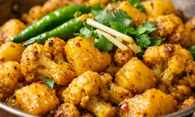 Fresh Aloo Gobi in Nelson with perfectly cooked potatoes and cauliflower