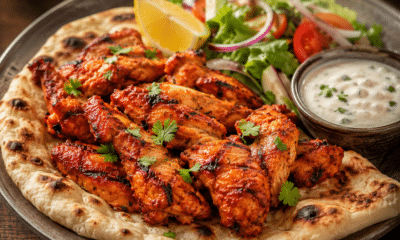Peri Peri Chicken on Naan
