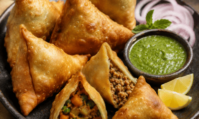 Chicken and Vegetable Samosas