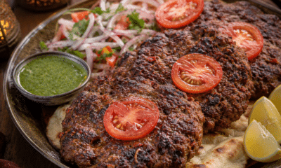 Chapli Kebab on Naan