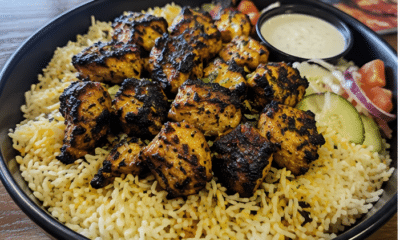 Butter Garlic Desi Rice Bowl