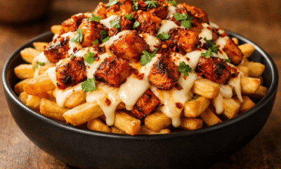 Chicken Tikka Loaded Fries at Hazara Spice, Nelson