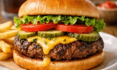 Shalpata Burger at Hazara Spice, Nelson