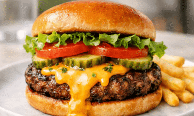 Volcano Burger at Hazara Spice, Nelson